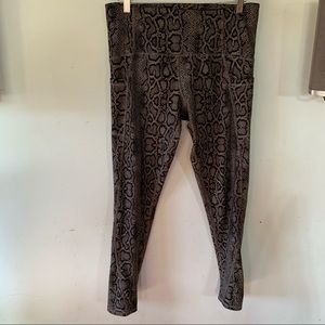 Champion snakeskin leggings